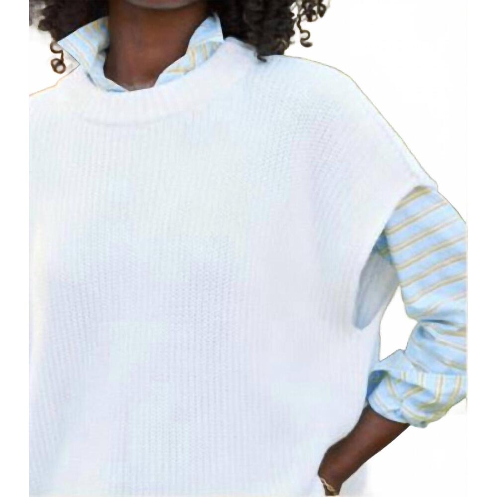 NEW FRANK & EILEEN women's montecito top in white - Picture 4 of 4